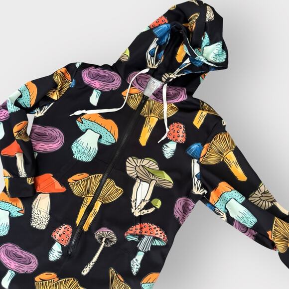 Unisex Jumpsuit Onesie Tracksuit With Mushroom Shroom Print, Medium - Picture 7 of 10